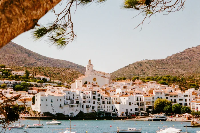 Picturesque Cadaques coastline in summer